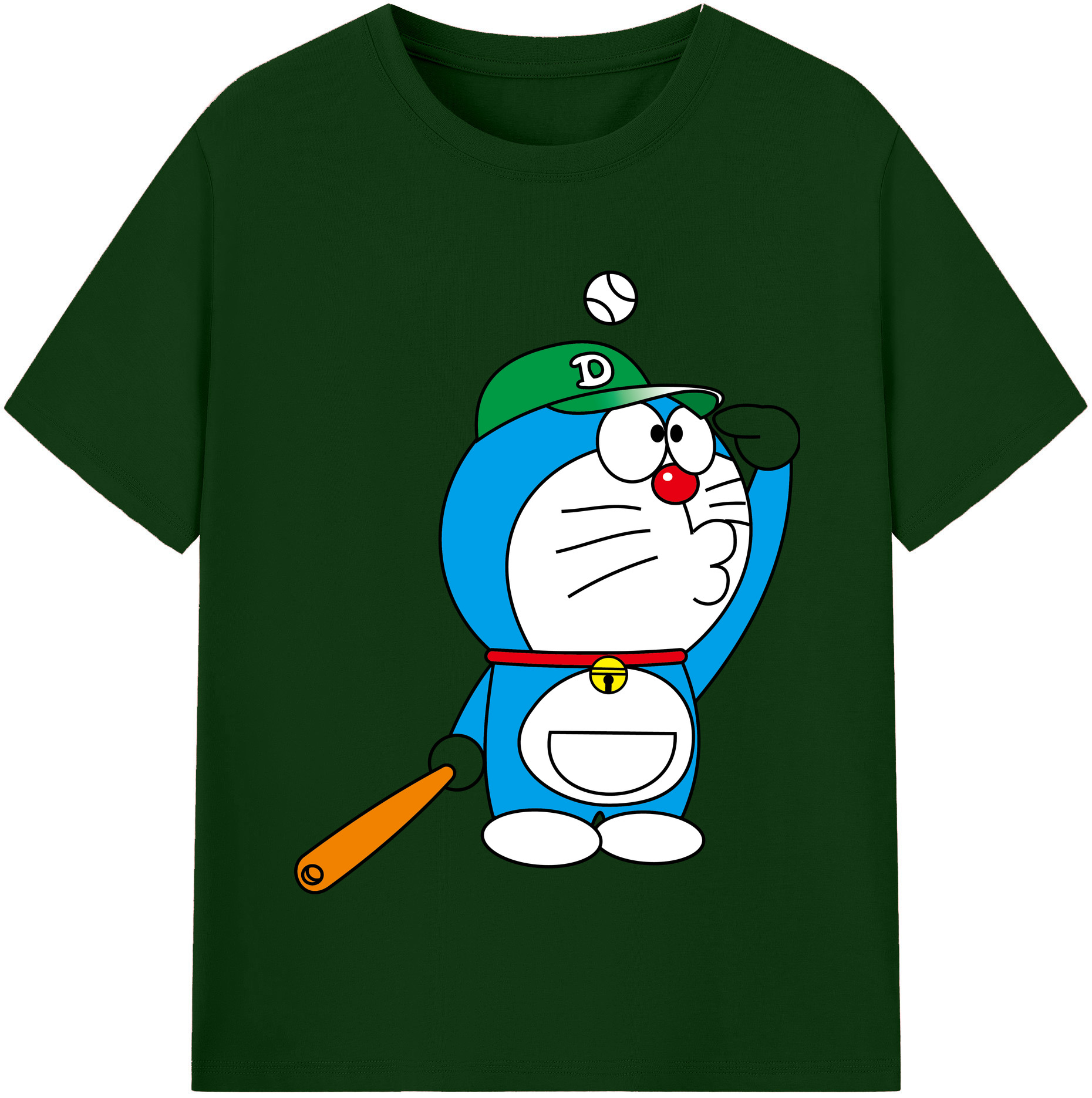 （画像用） ドラえもん Doraemon 綿100％半袖Tシャツ（フロントプリント）